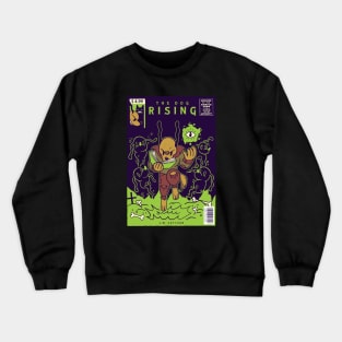 Comic Book Front Page The dog rising Crewneck Sweatshirt